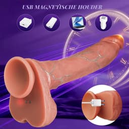 Stotende Dildo – Prostaat Stimulator - Neukmachine voor Mannen Met 7 Stuwende en 10 Vibrerende modussen - Dildo Mannen Anaal Vibrerende - Bewegende Dildo - Sexmachine Dildo - Prostaat Vibrator Mannen Stotend - Dildo Anaal Groot – 100% Waterdicht — thumbnail 6