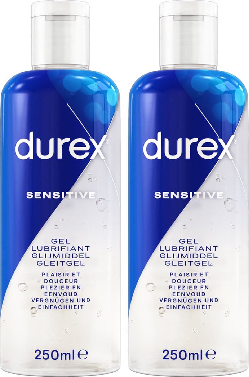 Durex Glijmiddel Sensitive - 250 ml x2 — afbeelding 1