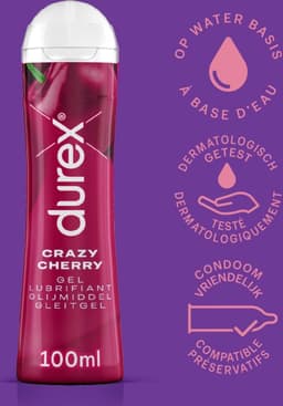 Durex - 4 Glijmiddelen - Ylang Ylang - Sensitive - Perfect Gliss - Crazy Cherry - 500ml — thumbnail 3