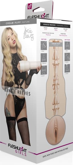Fleshlight Girls Kenzie Reeves Cupcake (Butt) - SuperSkin masturbator, seksspeeltje, uiterst realistisch — thumbnail 4