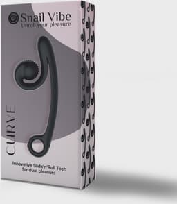 Snail Vibe Snail Vibe Curve Vibrator Zwart — thumbnail 3