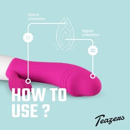 Teazers - Tarzan Vibrator - Rabbit Vibrator voor Beginners - Vibrators voor Vrouwen - Sex Toys voor Vrouwen - G-Spot Vibrator - Dildo - Clitoris Stimulator - Roze — thumbnail 11
