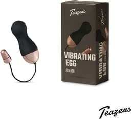 Teazers - Glad Vibratie Eitje - Oplaadbaar - Sex Toys voor Vrouwen - Vibrators voor Vrouwen - Vibratie Ei met Afstandsbediening - Sex Toys voor Koppels - Zwart/Roségoud — thumbnail 13