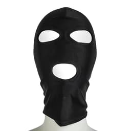 Banoch - Mask/3 hole Black - Spandex Masker - BDSM - Zwart — thumbnail 10