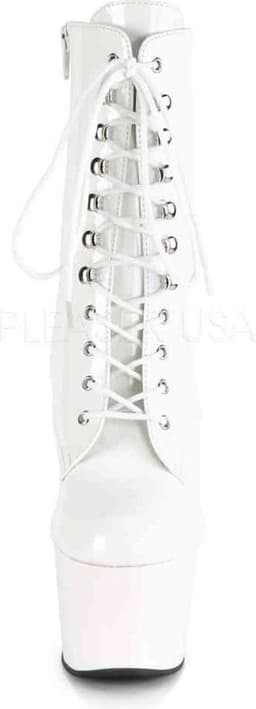 Pleaser Enkellaars -42 Shoes- ADORE-1020 Wit — thumbnail 2