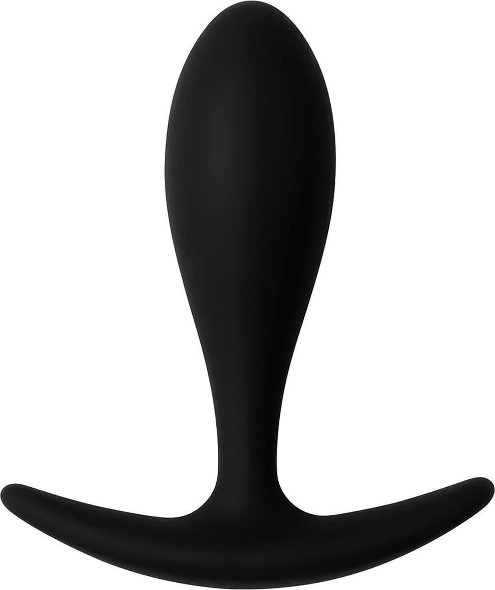 Banoch | Buttplug Trainer - small - Black - zwart siliconen — afbeelding 1