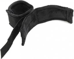 Rimba - Soft Bondageset handboeien En blinddoek - Zwart — thumbnail 5