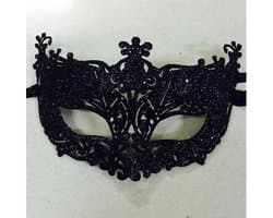 *** Oogmasker Venetië - Maskerade - Bal Masker met Glitters - Voor Ogen - Gala Feest - van Heble® ***