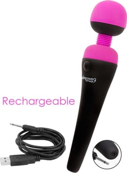 PalmPower Wand Massager Oplaadbaar - roze — thumbnail 3