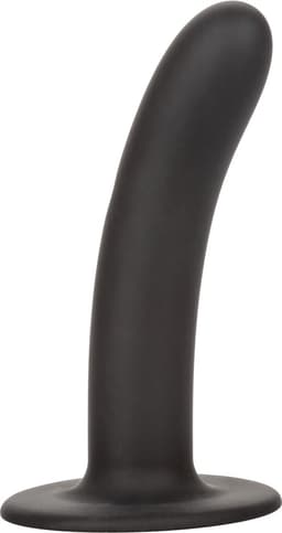 Calexotics - Boundless Smooth - Gladde Strap-on Anaal Plug met Zuignap - Siliconen - Drie Maten - Zwart M — thumbnail 1