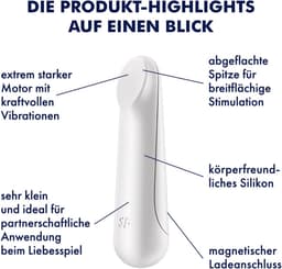 Satisfyer, minivibrator, 'Ultra Power Bullet 3', 9 cm, waterdicht, oplaadbaar, medische siliconen — thumbnail 2