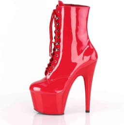 Pleaser Enkellaars -39 Shoes- ADORE-1020 Rood — thumbnail 3