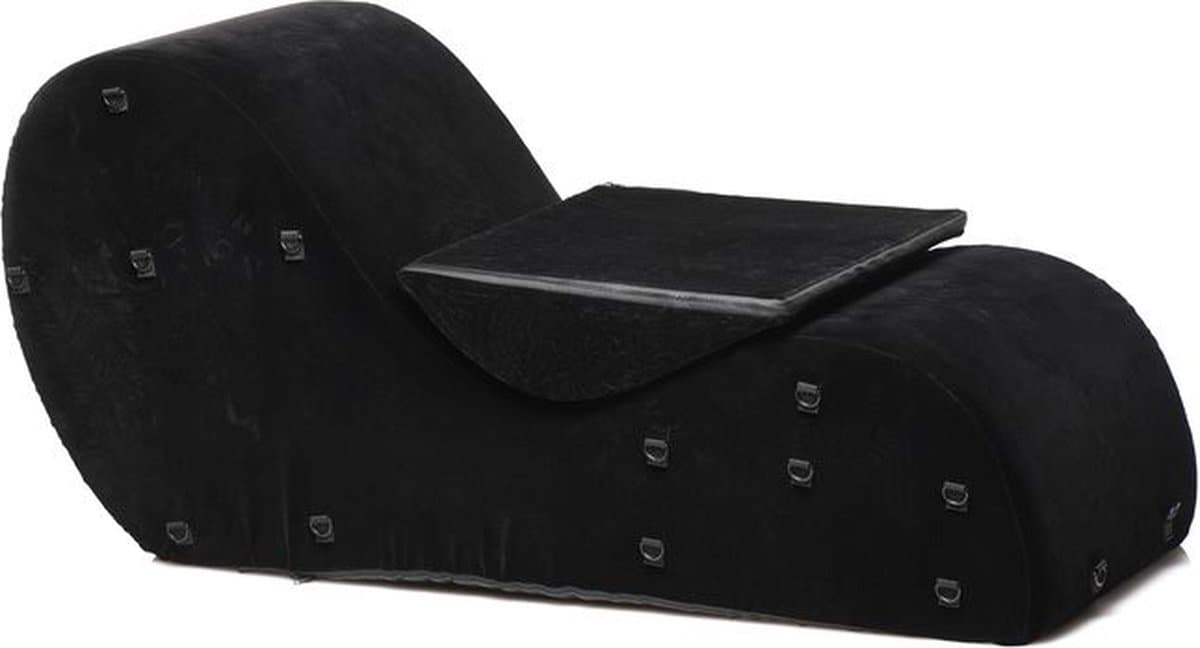 XR Brands AH095 - Bondage Love Couch - Black — afbeelding 1