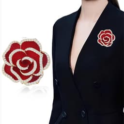Vintage Elegant Uniek, Bloem Band Kruk, Mode Strass Krug, Pin Kleding, Accessoires Sieraden Geschenken — thumbnail 4