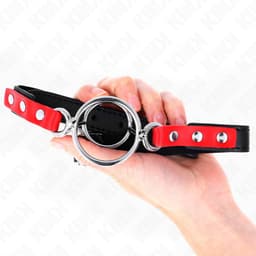 Kink - Gag With Multiple O-Rings 4 / 4.8 Cm Red 38 X 56 Cm — thumbnail 3