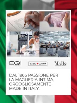 Herenshirt met halve mouwen, ronde hals, katoen, warm, robuust, gemaakt in Italië, art. 485 — thumbnail 5