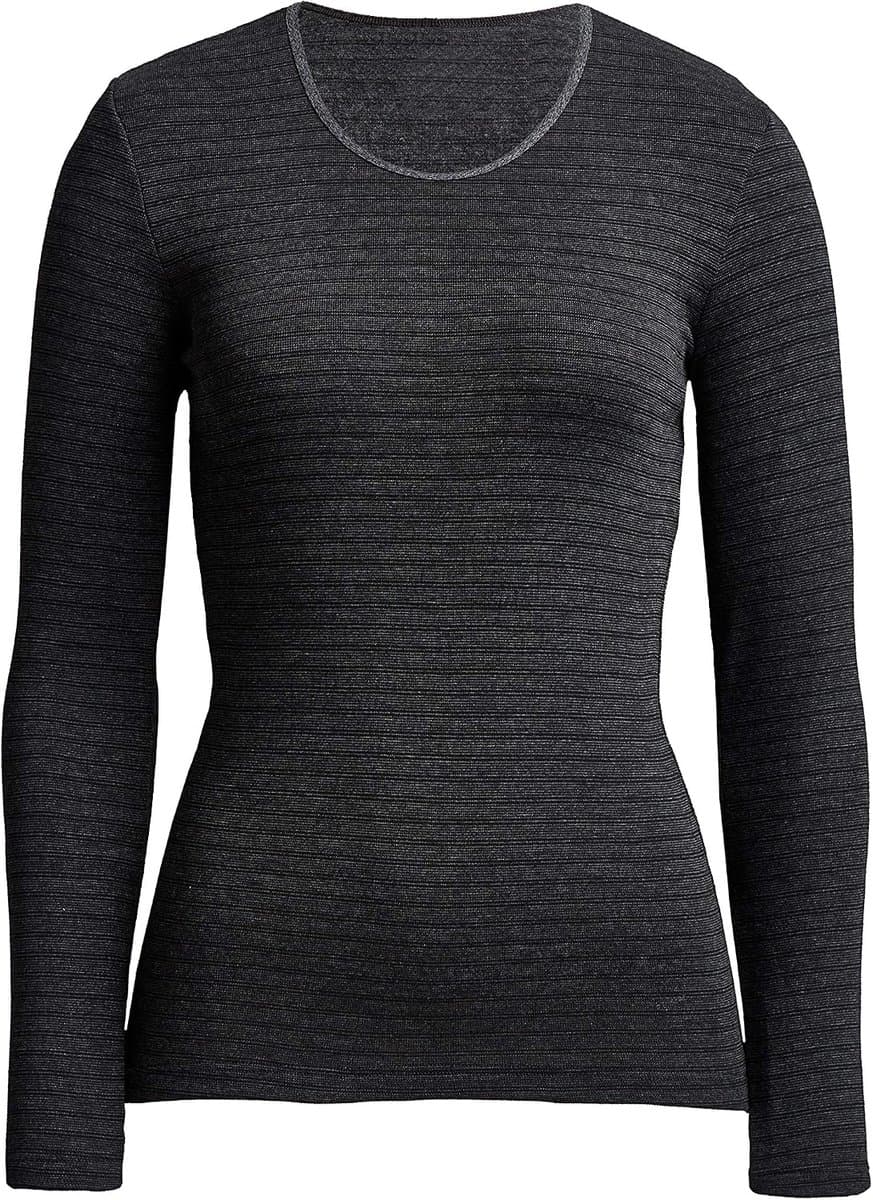 Con-ta Thermoshirt met lange mouwen, warm thermoshirt van natuurlijk katoen, comfortabele basic top, dameskleding, in verschillende kleuren, maten: 36/XS - 50/4XL — afbeelding 1