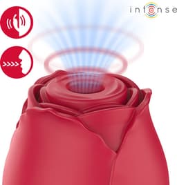 Krachtige Lucht Druk Clitoris Zuiger Camellia- Clitoris Zuiger in de vorm van een Roos -Luchtdruk Clitoris Stimulator - 10 Zuig Standen - Clitoris Zuiger en Vibrator - Oplaadbaar en Waterdicht — thumbnail 2