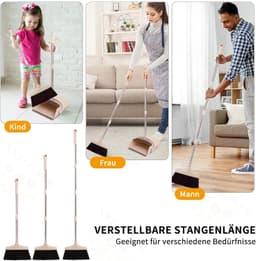 Bezem en schepset met lange steel — thumbnail 4