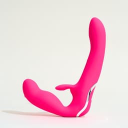 Happy Rabbit - Strapless Strap-On Rabbit Vibe Roze — thumbnail 2
