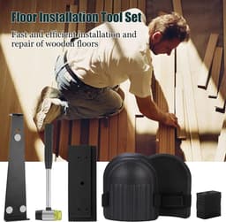 45 pieces vinyl installation kit incl. laminate wood floor installation kit, wooden floor laying kit with 40 spacers - ShopVlot — thumbnail 3
