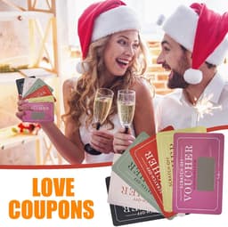 Kraskaarten set - Romantische vouchers - Momenten delen - 24 gepersonaliseerde kaarten - 108 x 7 cm - Niet gespecificeerd — thumbnail 5