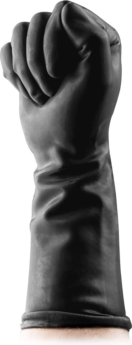 BUTTR - Gauntlets Fisting Handschoenen - BDSM - Rollenspel - Verkleedkleding - Latex Erotiek - Latex Handschoenen - One Size - Zwart — afbeelding 1