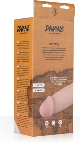 Real Fantasy - Dwane - Realistische Dildo met Zuignap - 31 cm - Dildo - Dildo's - Sex Toys voor Vrouwen en Mannen - Dildo Mannen Anaal - Beige — thumbnail 10
