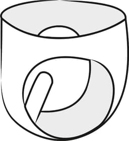 LateX – Latex Slipje met Uitgevormde Schaamlippen en Interne Dildo voor een Goede Vulling Maat M – Zwart — thumbnail 4