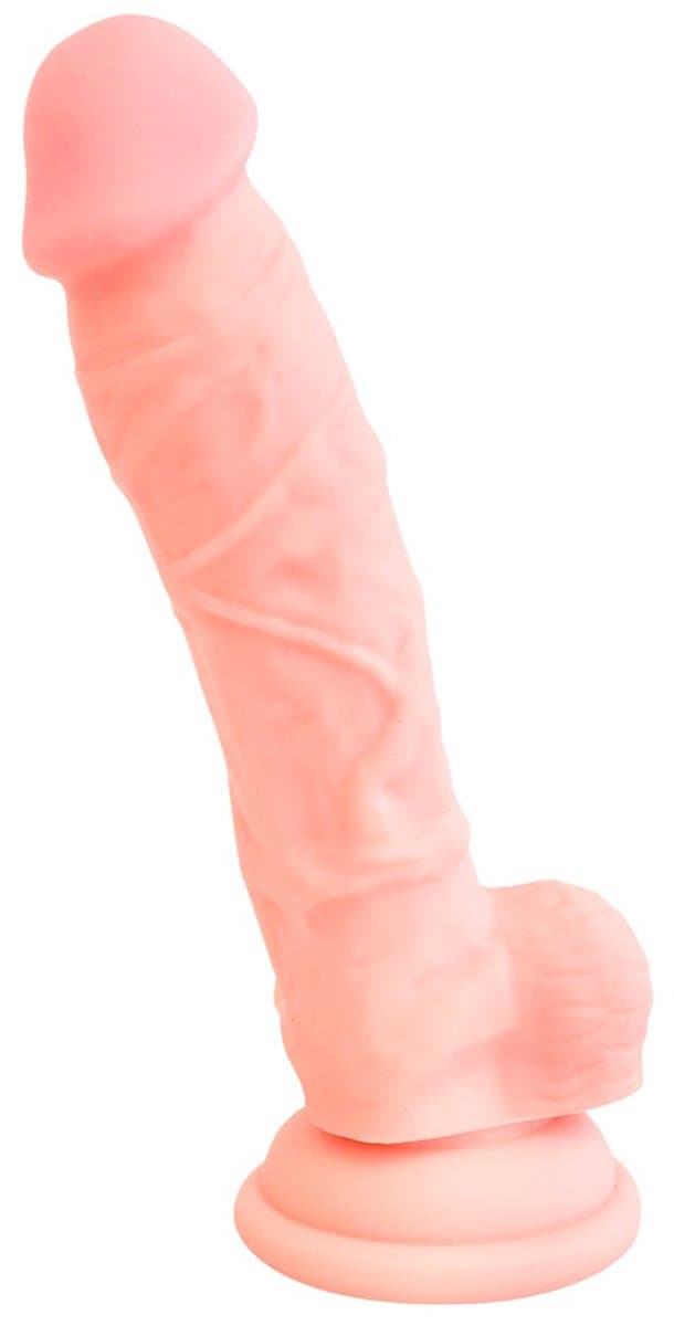 You2Toys - Anatomisch Perfecte Penis Imitatie Dildo met Zuignap in Rechte Vorm voor Uitzonderlijk Realistische Penetratie – 18 cm – beigeig — afbeelding 1