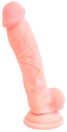 You2Toys - Anatomisch Perfecte Penis Imitatie Dildo met Zuignap in Rechte Vorm voor Uitzonderlijk Realistische Penetratie – 18 cm – beigeig — thumbnail 1