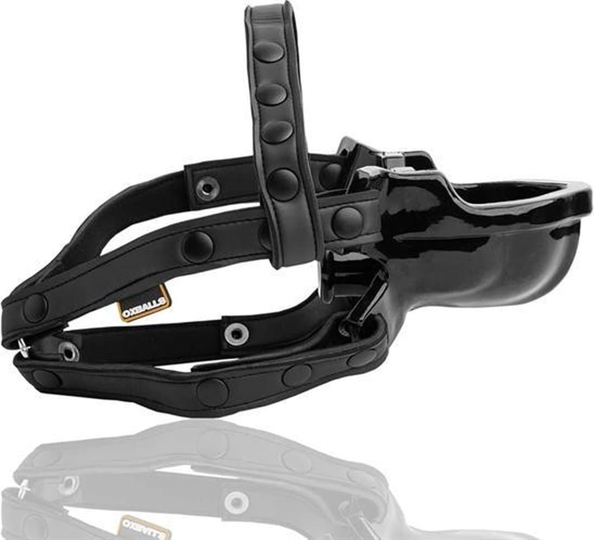 Oxballs - Watersport Strap-On Gag - Zwart — afbeelding 1