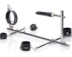 Imprisoned Bondagerek Met Dildo - Diversen - Neukmachines - Zwart - Discreet verpakt en bezorgd