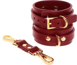 Luxe Enkelboeien van PU-leer en Nikkelvrij metaal - Ankle Cuffs - BDSM Boeien - Enkel Boeien voor bondage en sm - Seksspeeltje voor hem en haar - Sex Toy — thumbnail 3