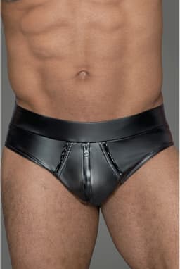 Noir Handmade Korte broek -M- H065 Zwart — thumbnail 2