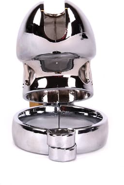 Kiotos - Penis kooi met slot - RVS Chastity Cage - Kuisheidskooi met Slot — thumbnail 9