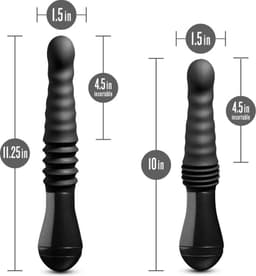 Stotende Vibrator Temptasia Lazarus - Thrusting Dildo - Stootlengte: 3.1 cm - 3 Krachtige Standen - Sex Toys - Sexspeeltjes voor vrouwen — thumbnail 5