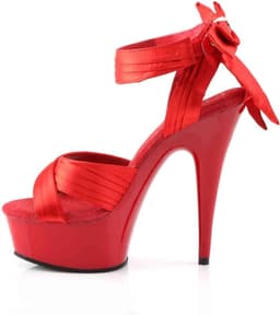 Pleaser - DELIGHT668 Plateau hakken - US 5 - 35 Shoes - Rood — thumbnail 3