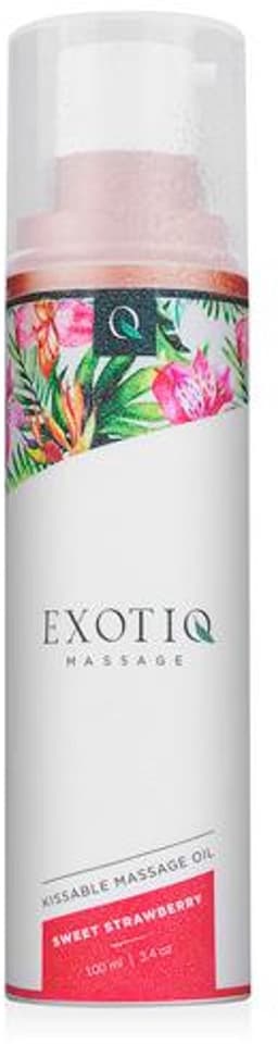Exotiq - Massageolie - Massage Olie - Sweet Strawberry - Massageolie voor een Ontspannende Massage met Aardbeiengeur - Zijdezacht en Verzorgende Werking - 100 ml — thumbnail 9