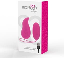 Moressa Edgar Premium - Vibrator - voor Clitoris of Vagina - 12 Vibraties - Afstandsbediening - USB Herlaadbaar - Roze — thumbnail 3