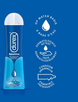 Durex - Play Massage 2/1 Sensitive 200ML - Sensitive Glijmiddel 100ML - Condooms Orgasm Intense Stimulerende Gel 10st — thumbnail 9