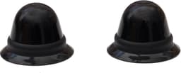 665 Leather - Tepelzuigers - Siliconen - Super Silicone Nipple Suckers Regular - Zwart — thumbnail 1