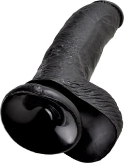 Pipedream King Cock Realistische Dildo met Ballen en Zuignap - 23 cm - Bruin — thumbnail 2