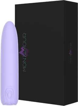 MontAmour Lexy – Premium Silicone Mini Bullet Vibrator – Oplaadbaar – 10 Standen– Waterdicht - Veilig - Hygiene - Hygienisch - Bulletvibrator voor Vrouwen - Vibrator - Lila - Paars - Massage — thumbnail 1