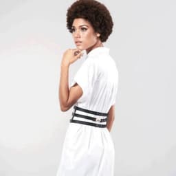 Bijoux Indiscrets - Maze Wide Belt Zwart — thumbnail 3