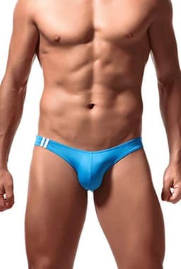 Heren lage taille slip ademend bikini zacht elastisch ondergoed — thumbnail 1