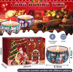 Set van 16 geurkaarsen - Cadeauset voor Dames - Ideaal voor Moederdag, Verjaardag en Kerstmis — thumbnail 7