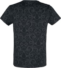 Zwart Katoenen T-Shirt met Viking Gaming Print - Maat M — thumbnail 3