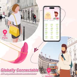 Panty Vibrator met App & Afstandsbediening – Draagbare Mini Egg Vibrator – Clitoris Stimulator – Stil Discreet Seksspeeltje voor Vrouwen & Koppels - Roze — thumbnail 4