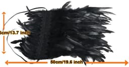 Zwarte Veren Stola Dames – Fetish Feather Cape – Lingerie Styling – Luxe Kinky Look – Statement Lingerie Accessoire – Erotisch Clubwear Styling – Boudoir, Kinky & Burlesque Events – Wasteland, B.I.T.C.H. – One Size – Dare to Undress — thumbnail 8